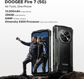 DOOGEE Fire 7 Rugged Phone Dual Sim 4GB+256GB