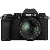 Fujifilm X-S10 Mirrorless Camera Kit (Fujinon XF 18-55mm f/2.8-4.0 OIS WR) (Black)