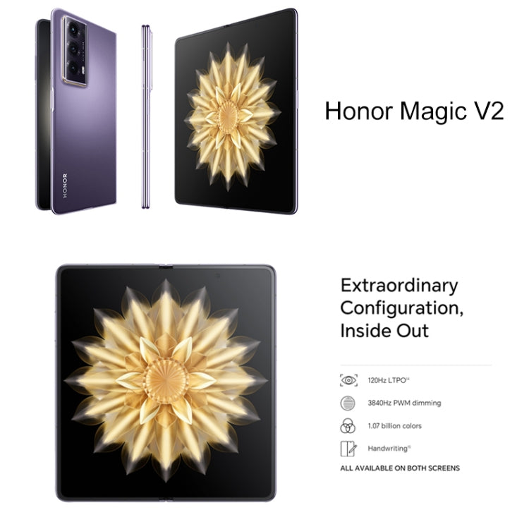 HONOR Magic V2 5G Dual SIM, 16GB/256GB - Silk Purple (CN Version)