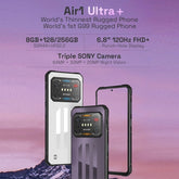 IIIF150 Air 1 Ultra Rugged Phone Night Vision Camera Dual SIM 12GB+256GB