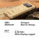 IIIF150 R2022 Rugged Phone Night Vision Camera Dual SIM 8GB+128GB