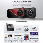 DOOGEE S118 Pro 5G Rugged Phone Night Vision Camera 8GB+512GB