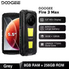 DOOGEE Fire 3 Max 4G Rugged Phone Dual SIM 8GB+256GB