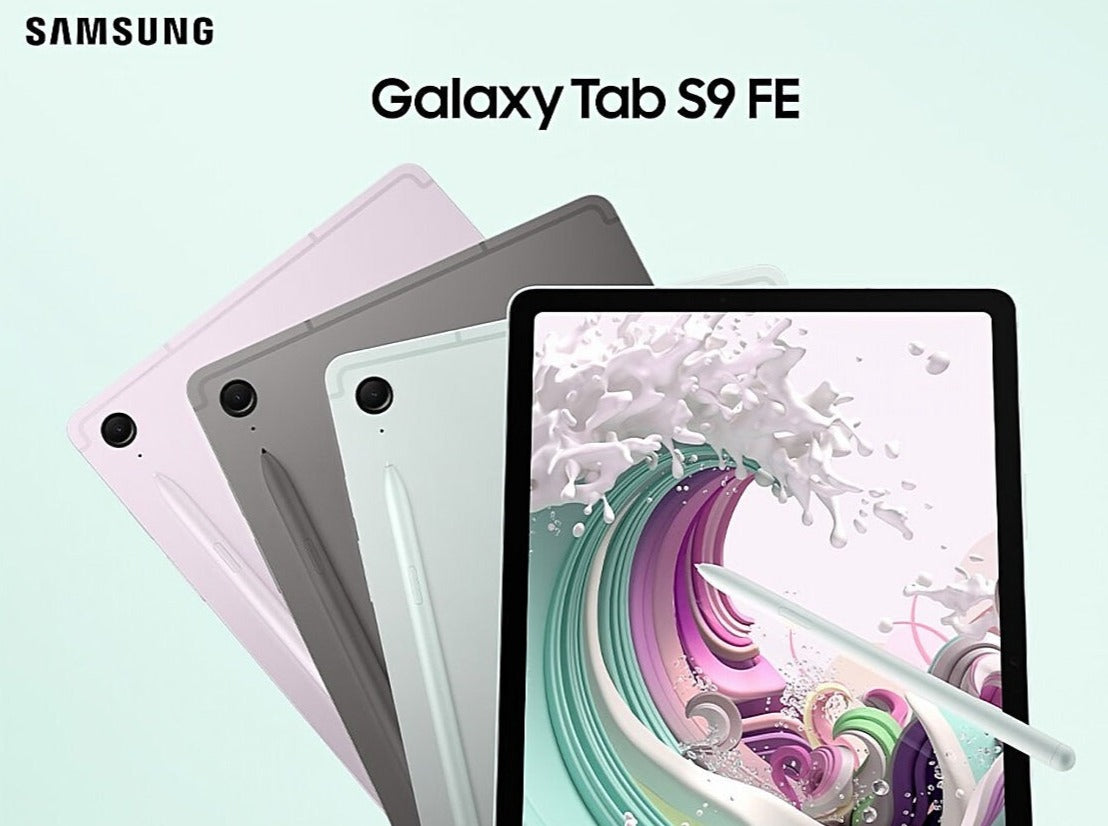 SAMSUNG Galaxy Tab S9 FE Wi-Fi 10.9” 128GB Android Tablet, IP68 Water- and  Dust-Resistant, Long Battery Life, Powerful Processor, S Pen, 8MP Camera