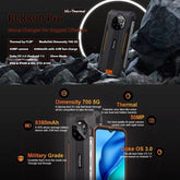Blackview BL8800 Pro 5G Rugged Phone Thermal Imaging Camera 8GB+128GB