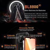 Blackview BL8800 Rugged Phone Infrared Night Vision Camera 8GB+128GB