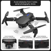 LS-E525 Pro 4K Single HD Camera Three-sided Obstacle Avoidance Mini Foldable Quadcopter Drone Black