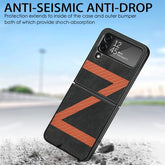 Samsung Galaxy Z Flip 4 Z Shape Fiber Folding Phone Case