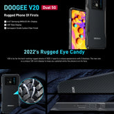 DOOGEE V20 Dual 5G Rugged Phone 8GB+256