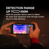 AGM G2 Guardian 5G Rugged Phone Thermal Monocular Infrared Night Vision Camera 12GB+256GB