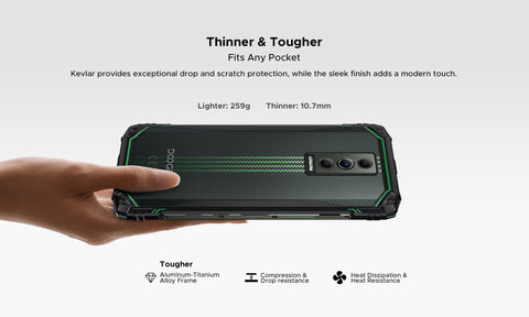 DOOGEE Blade 10 Energy Rugged Phone Dual Sim 4GB+128GB