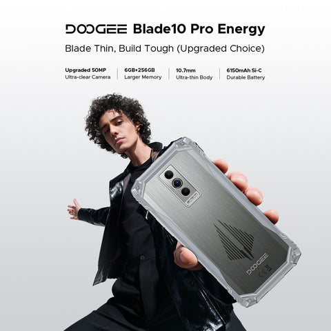 DOOGEE Blade 10 Pro Energy Rugged Phone Dual Sim 6GB+256GB