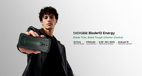 DOOGEE Blade 10 Energy Rugged Phone Dual Sim 4GB+128GB