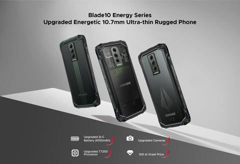 DOOGEE Blade 10 Energy Rugged Phone Dual Sim 4GB+128GB