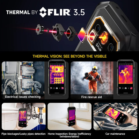 ULEFONE Armor 27T Pro+ Rugged Phone Dual SIM 12GB+256GB