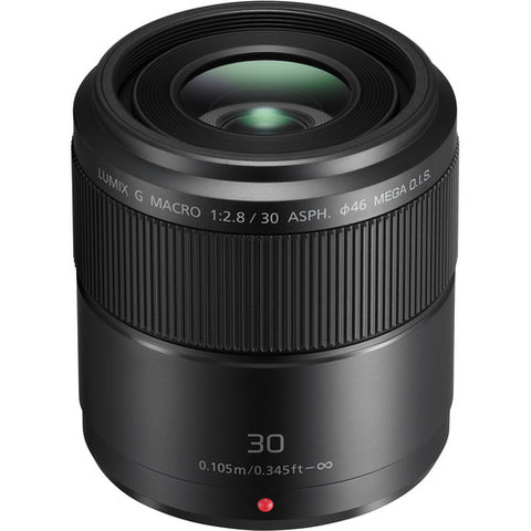Panasonic Lumix G Macro 30mm f/2.8 ASPH. MEGA O.I.S. Lens (Retail Box)