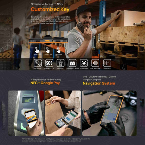 Ulefone Power Armor 16 Pro Rugged Phone 4GB+64GB