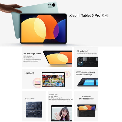 Xiaomi Pad 5 Pro Wifi 12.4 inch 8GB+256GB