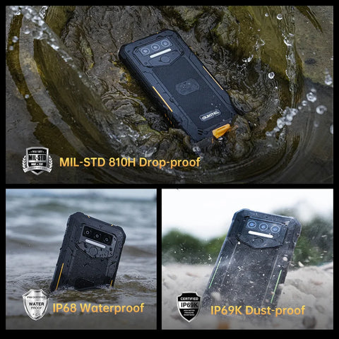 OUKITEL WP23 Plus Rugged Phone Dual SIM 4GB+128GB