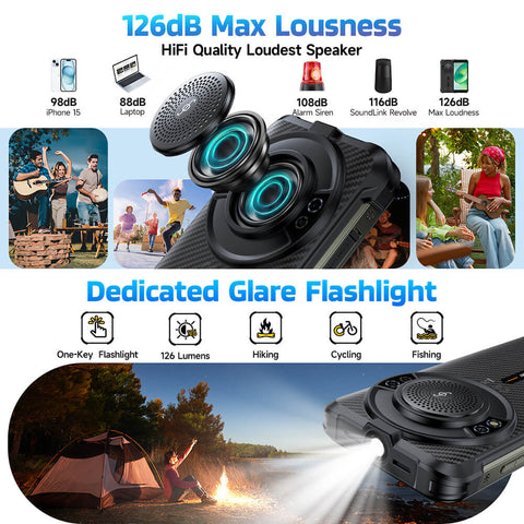 ULEFONE RugKing Rugged Phone Dual SIM 8GB+256GB