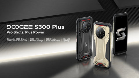 DOOGEE S300 Plus 5G Rugged Phone Dual SIM 12GB+1TB