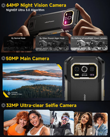 ULEFONE Armor 27T Pro+ Rugged Phone Dual SIM 12GB+256GB