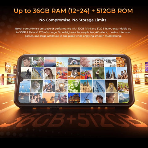 Oukitel WP68 Air 5G Rugged Phone Dual SIM 12GB+512GB