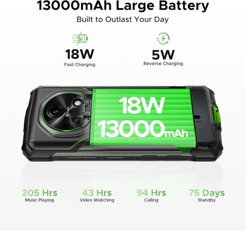 DOOGEE Fire 5 Pro 4G Rugged Phone Dual SIM 4GB+128GB