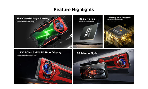 DOOGEE S200 Plus 5G Rugged Phone Dual Sim 12GB+512GB