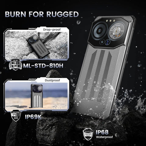 IIIF150 B3 Rugged Phone Dual SIM Night Vision Camera 8GB+256GB