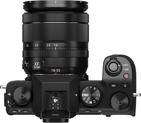 Fujifilm X-S10 Mirrorless Camera Kit (Fujinon XF 18-55mm f/2.8-4.0 OIS WR) (Black)
