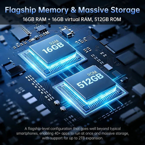 UNIHERTZ TANK X Rugged Phone Dual SIM 16GB+512GB