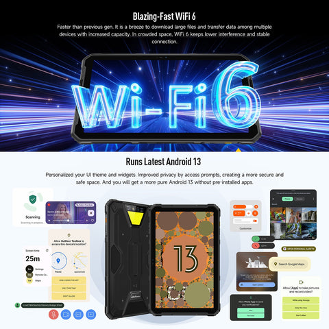 Ulefone Armor Pad 2 Rugged Tablet PC LTE 11 inch 16GB+256GB