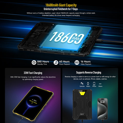 Ulefone Armor Pad 2 Rugged Tablet PC LTE 11 inch 16GB+256GB