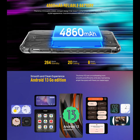 Ulefone Armor X12 Rugged Phone LTE 3GB+32GB