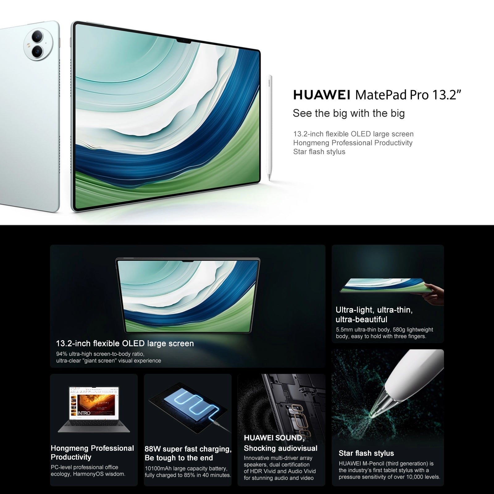 HUAWEI MatePad Pro WiFi 13.2 inch 12GB+512GB