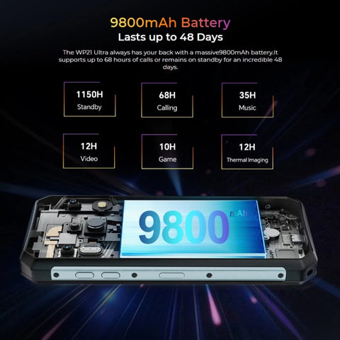 OUKITEL WP21 Ultra Rugged Phone Thermal Imaging Camera 12GB+256GB