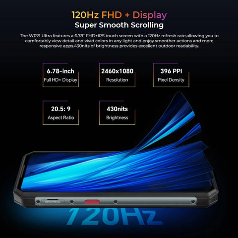OUKITEL WP21 Ultra Rugged Phone Thermal Imaging Camera 12GB+256GB