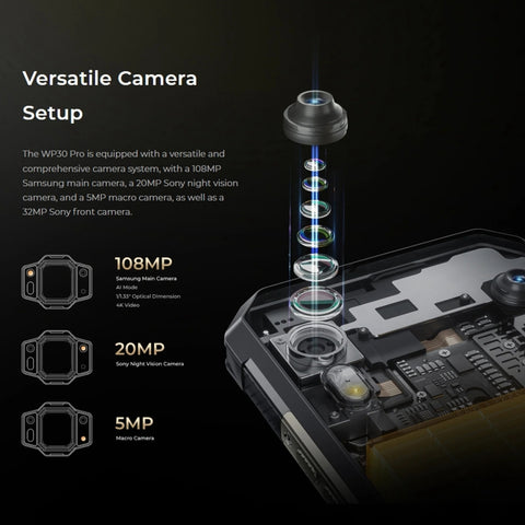 OUKITEL WP30 Pro 5G Rugged Phone 12GB+512GB