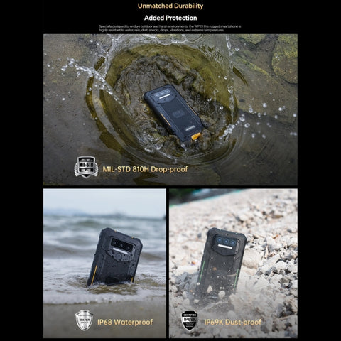 OUKITEL WP23 Pro Rugged Phone 8GB+128GB