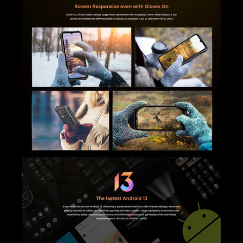 OUKITEL WP28 Rugged Phone 8GB+256GB