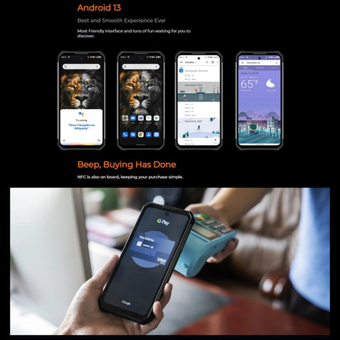 OUKITEL WP27 Rugged Phone Night Vision Camera 12GB+256GB
