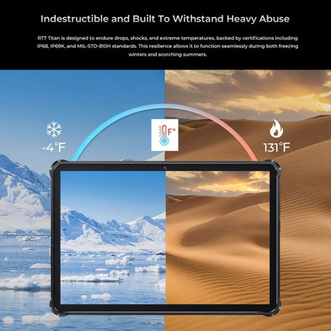 OUKITEL RT7 TITAN Rugged Tablet 5G 10.1 inch 12GB+256GB