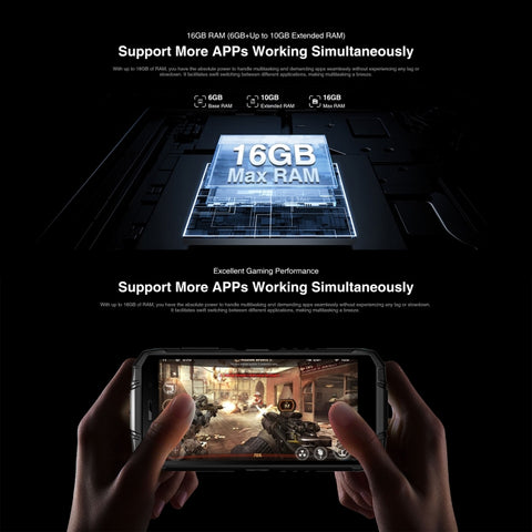 DOOGEE S41 Max Rugged Phone 6GB+256GB