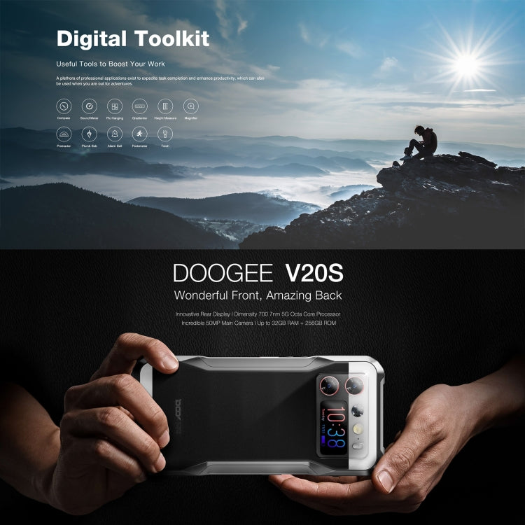 DOOGEE V20S Rugged Phone 12GB+256GB