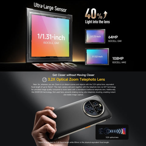 Ulefone Armor 23 Ultra 5G Rugged Phone Satellite Messaging 12GB+512GB