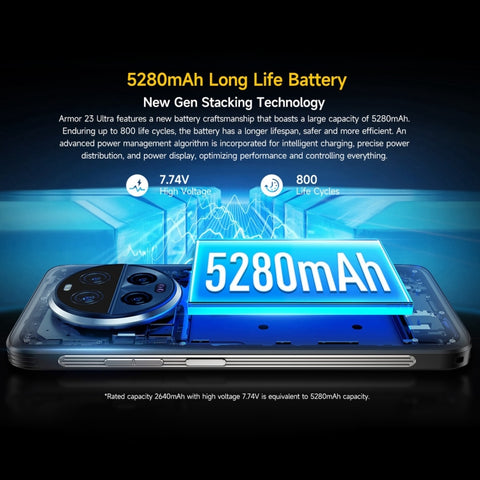 Ulefone Armor 23 Ultra 5G Rugged Phone Satellite Messaging 12GB+512GB