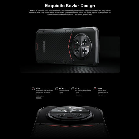 DOOGEE DK10 5G Rugged Phone Night Vision Camera 12GB+512GB