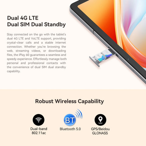 Alldocube iPlay 60 LTE 11.0 inch 4GB+128GB