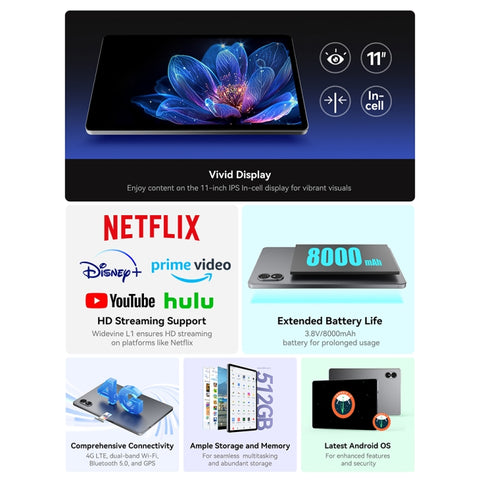 Alldocube iPlay 60 Lite LTE 11.0 inch 4GB+128GB